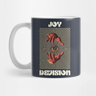 Hand Eyes Joy Devision Mug